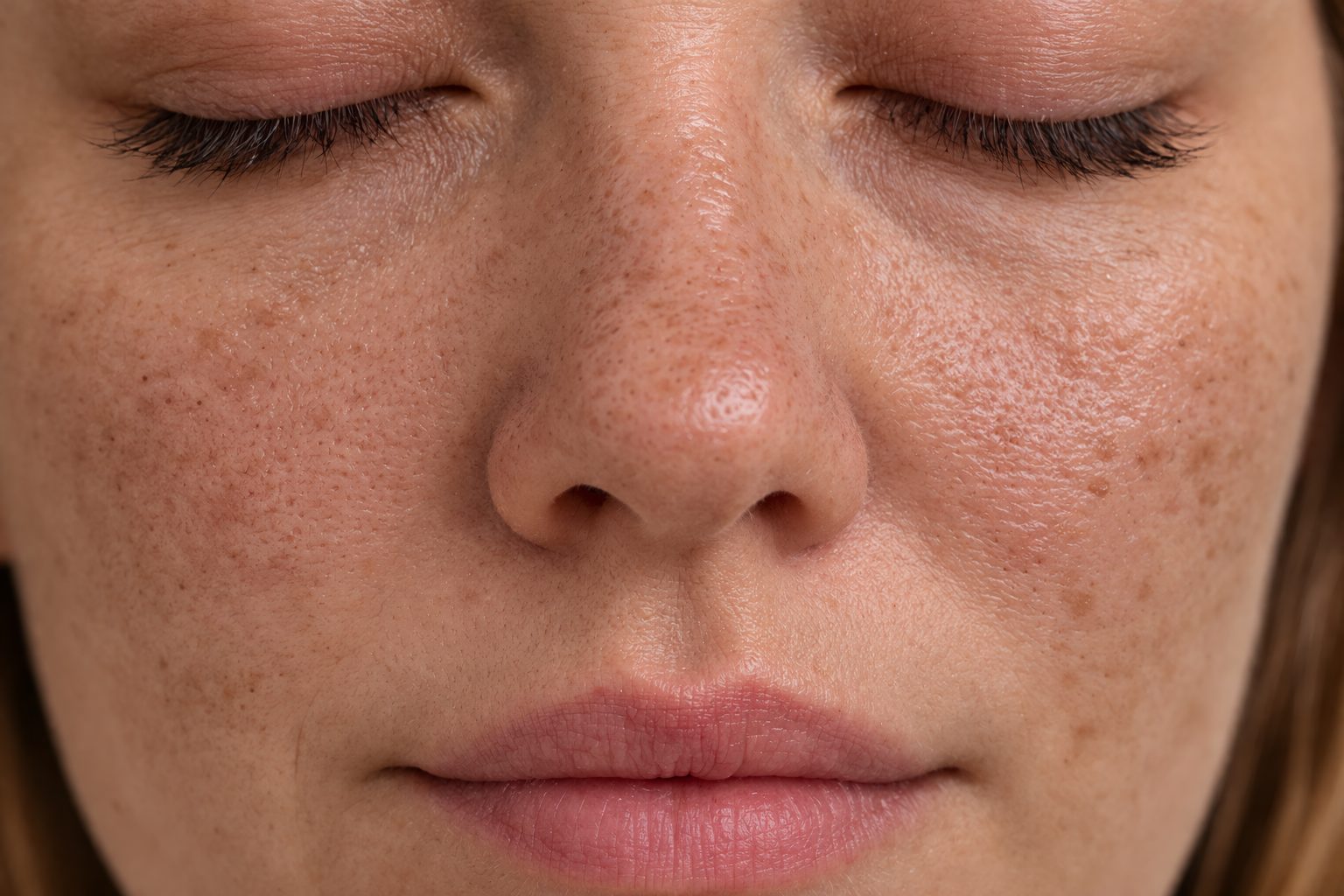 Peelings chimiques pour taches, texture et éclat du teint, Québec | Chemical peels for spots, skin texture and radiance, Quebec Taches pigmentaires, pores visibles et texture de peau avant peelings chimiques à la clinique Le Centre au Québec | Pigmentation spots, visible pores and skin texture before chemical peels at Le Centre clinic in Quebec